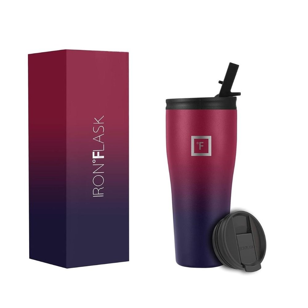 buy 2 get one free -IRON °FLASK 32 oz Rover Tumbler 2.0 - Dark Rainbow NIB (H99)